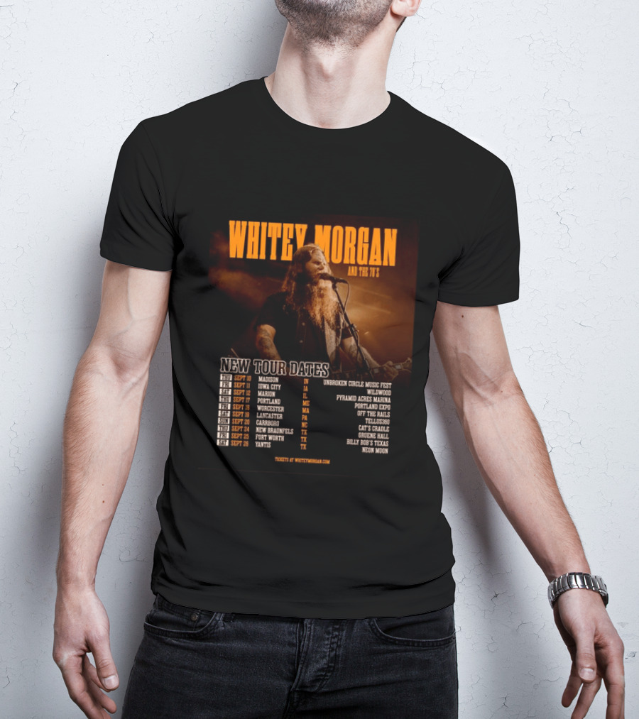 Whitey Morgan And The 78's New Tour Dates 2026 Concert Schedule T-Shirt