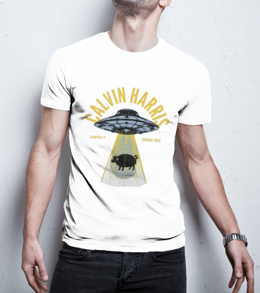 Calvin Harris UFO Sheep Hampden Park Summer 2026 T-Shirt