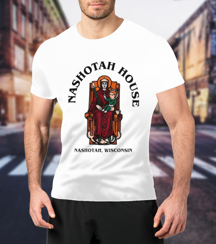 Nashotah House Virgin Mary And Child Jesus Icon Nashotah Wisconsin T-Shirt