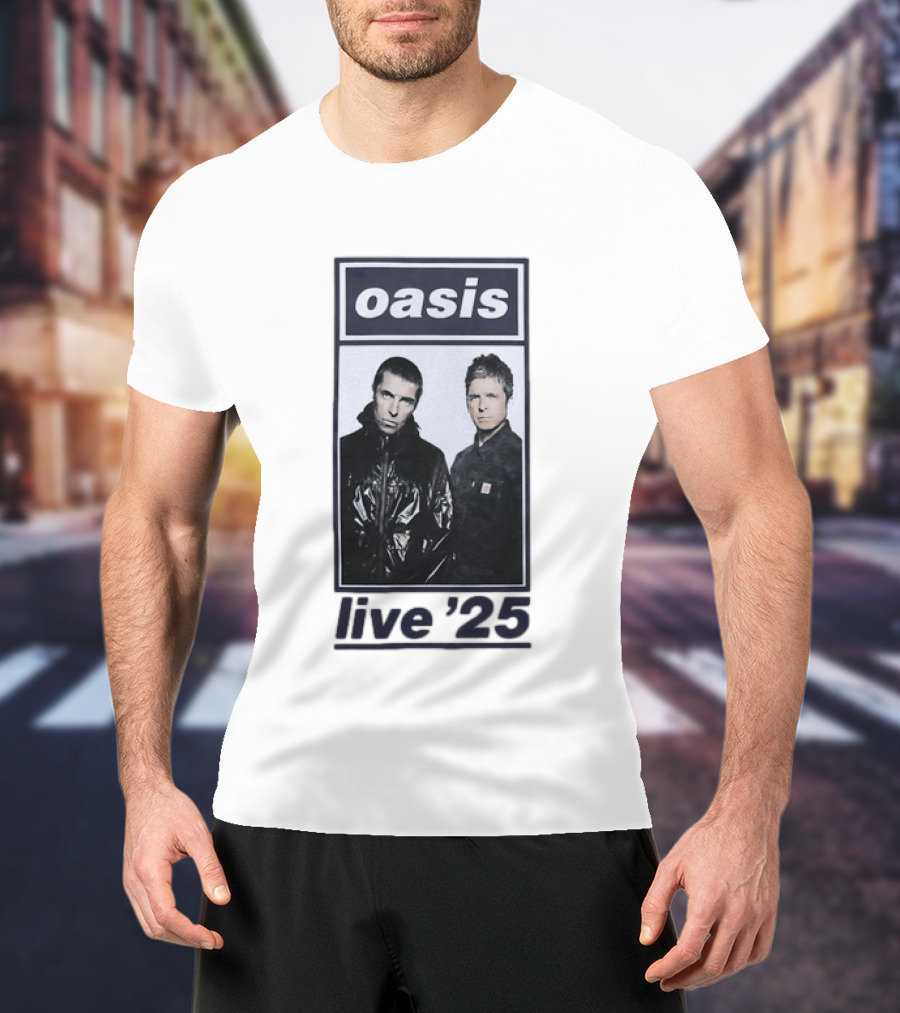 Oasis Live 2025 Liam Gallagher Band Tour T-Shirt