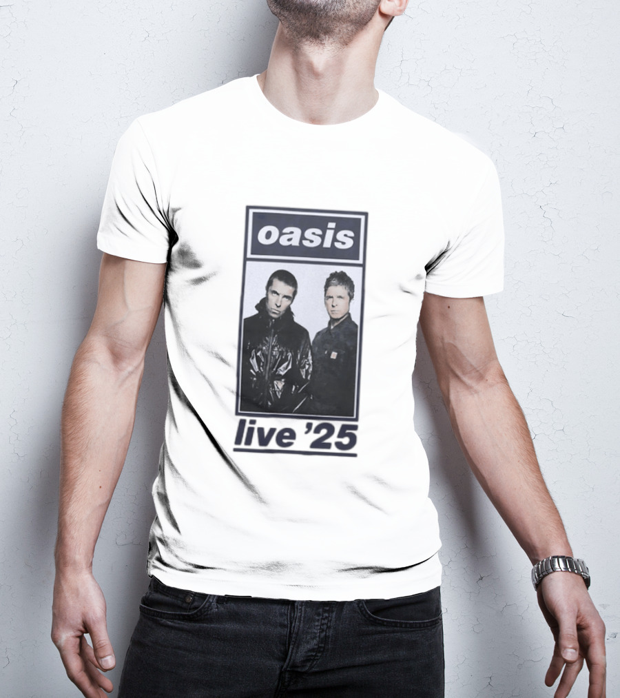 Oasis Live 2025 Liam Gallagher Band Tour T-Shirt