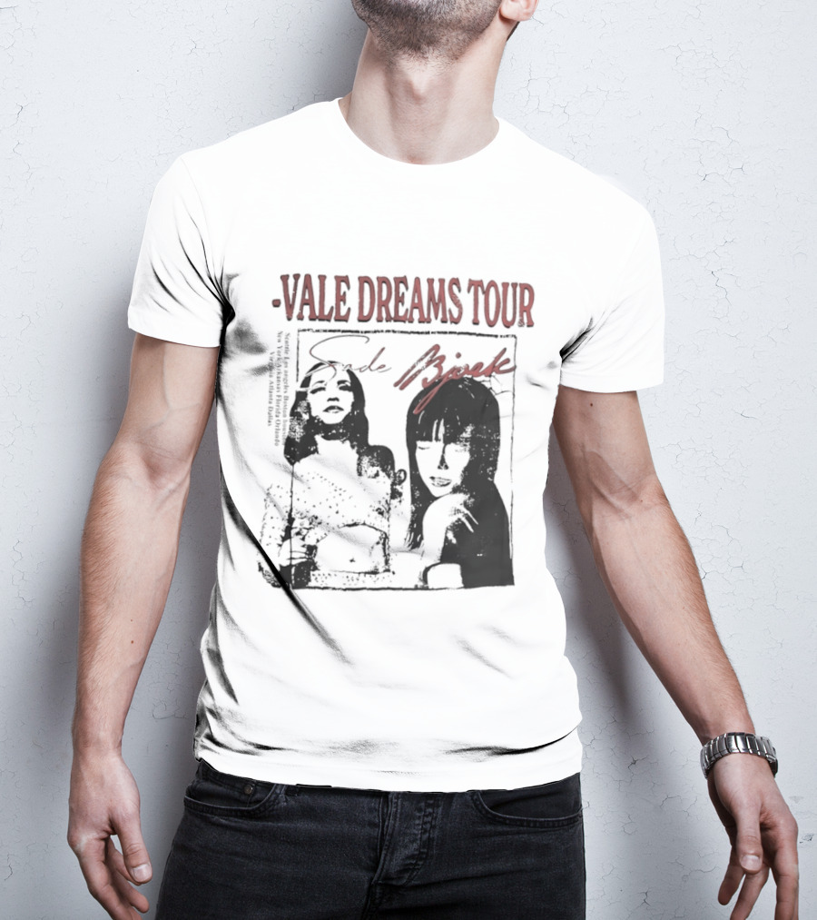 Vale Dreams Tour Sade Bjork 90s T-Shirt