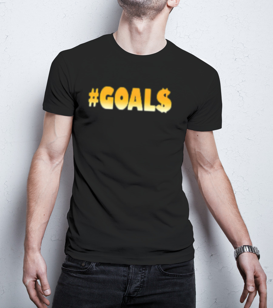 2024 New Year Money Goals Hashtag Wealth Ambitions Motivation T-Shirt