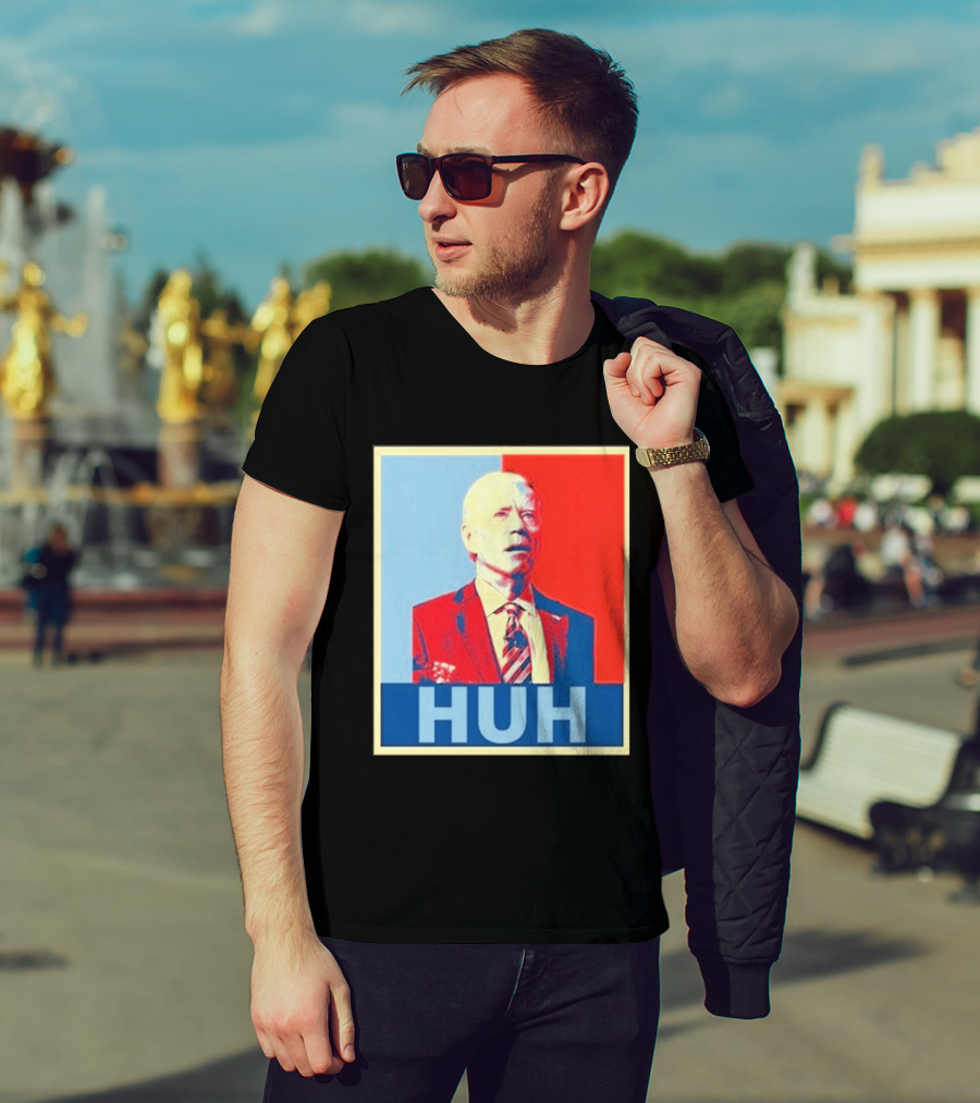 Huh Joe Biden Red Blue T-Shirt