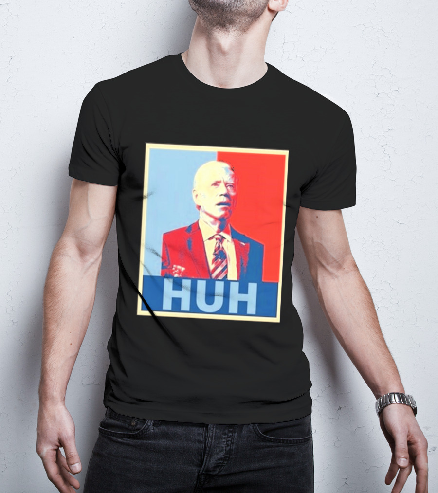 Huh Joe Biden Red Blue T-Shirt