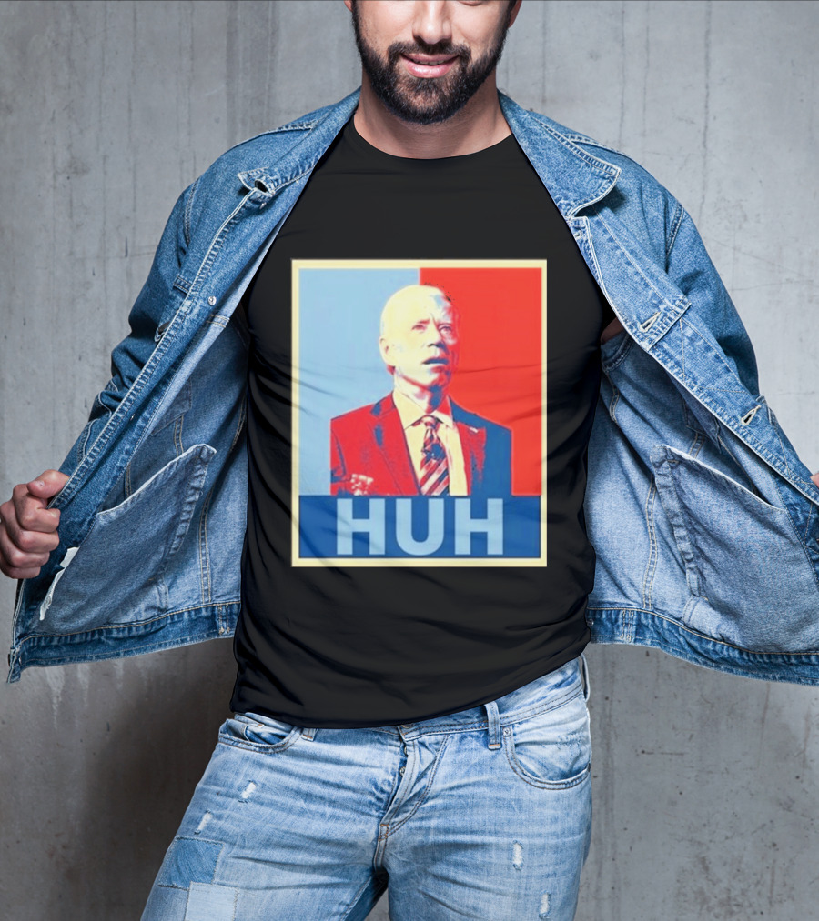 Huh Joe Biden Red Blue T-Shirt
