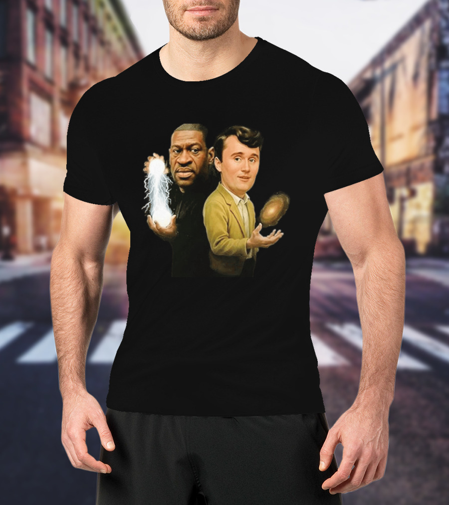 George Floyd And Charlie Kirk Wizard T-Shirt