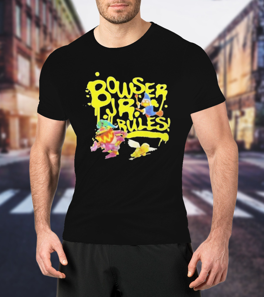Bowser Jr Rules With Colorful Characters And Fun Styles T-Shirt