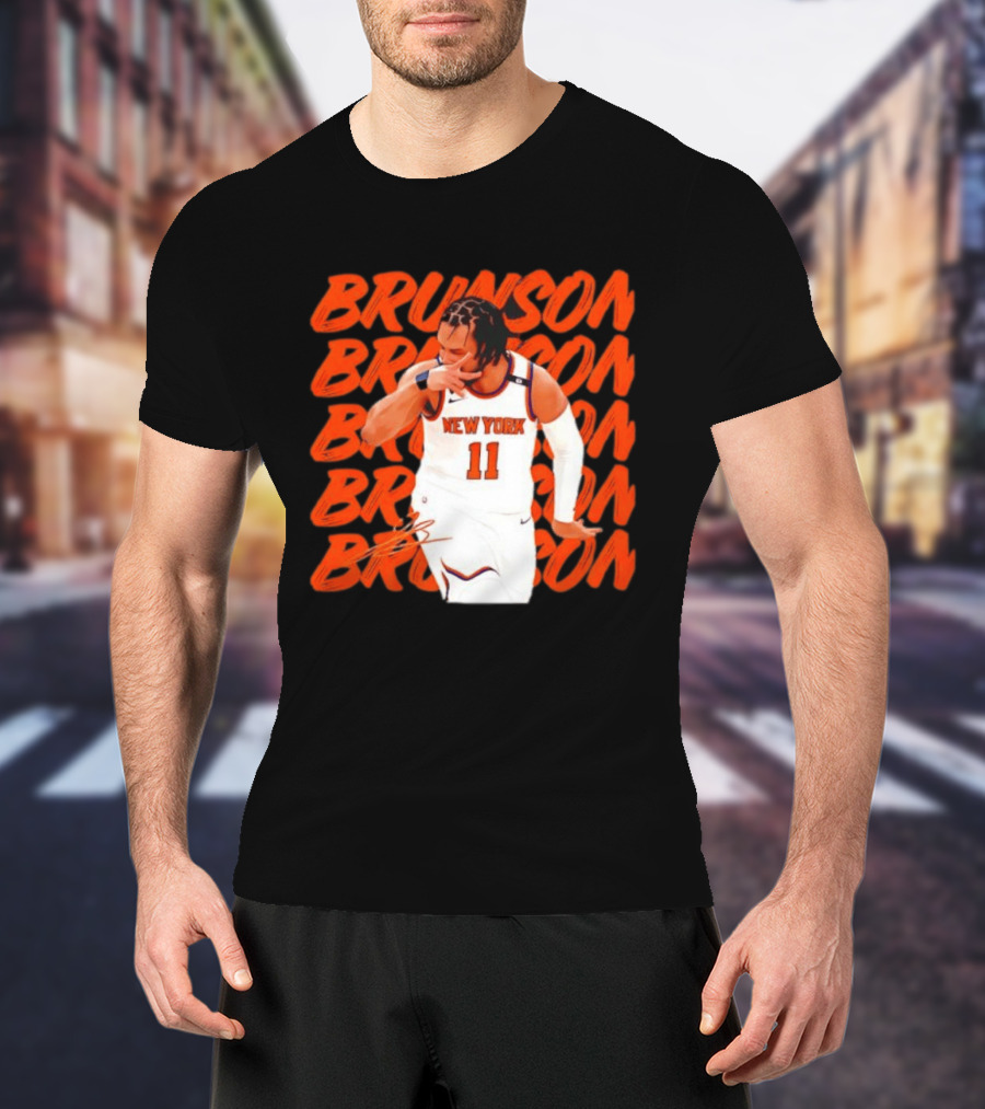 Brunson 11 New York Knicks Basketball Player T-Shirt