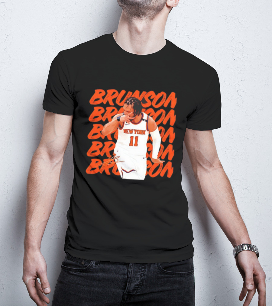 Brunson 11 New York Knicks Basketball Player T-Shirt