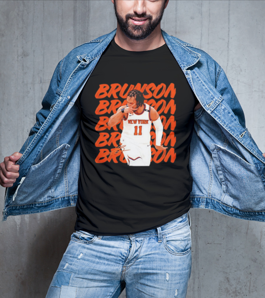 Brunson 11 New York Knicks Basketball Player T-Shirt