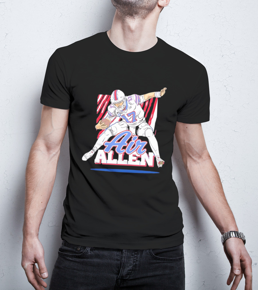 Buffalo Bills Air Allen Football Player Pose T-Shirt