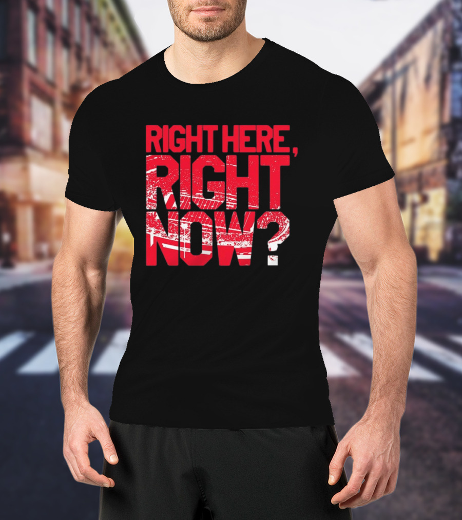 Buffalo Bills Right Here Right Now Where Else Would You Rather Be T-Shirt