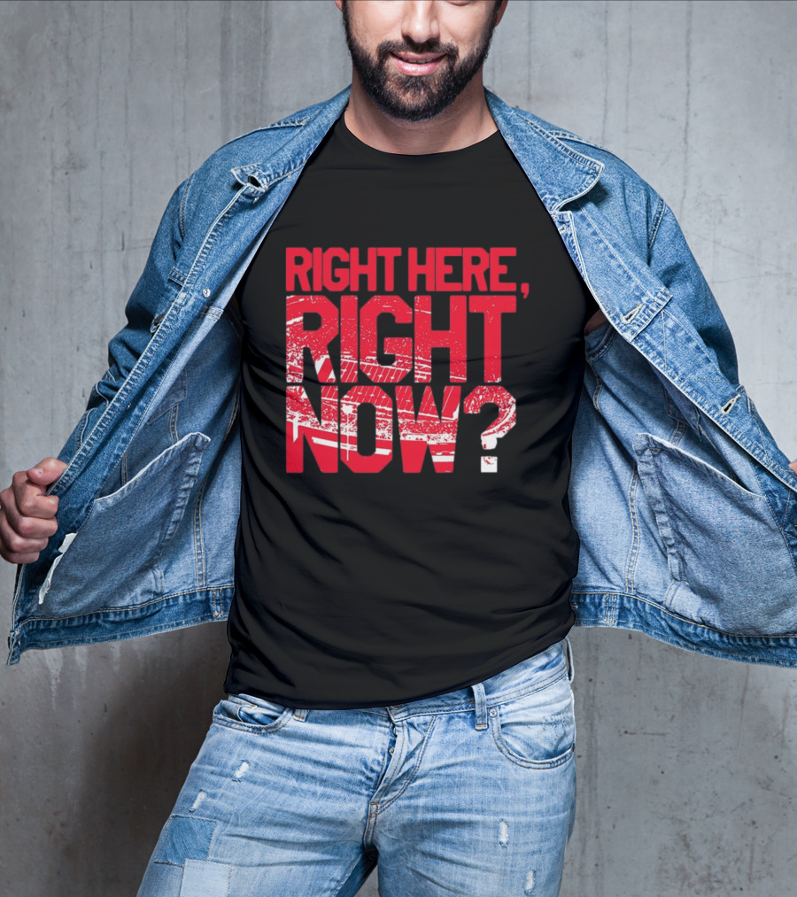 Buffalo Bills Right Here Right Now Where Else Would You Rather Be T-Shirt