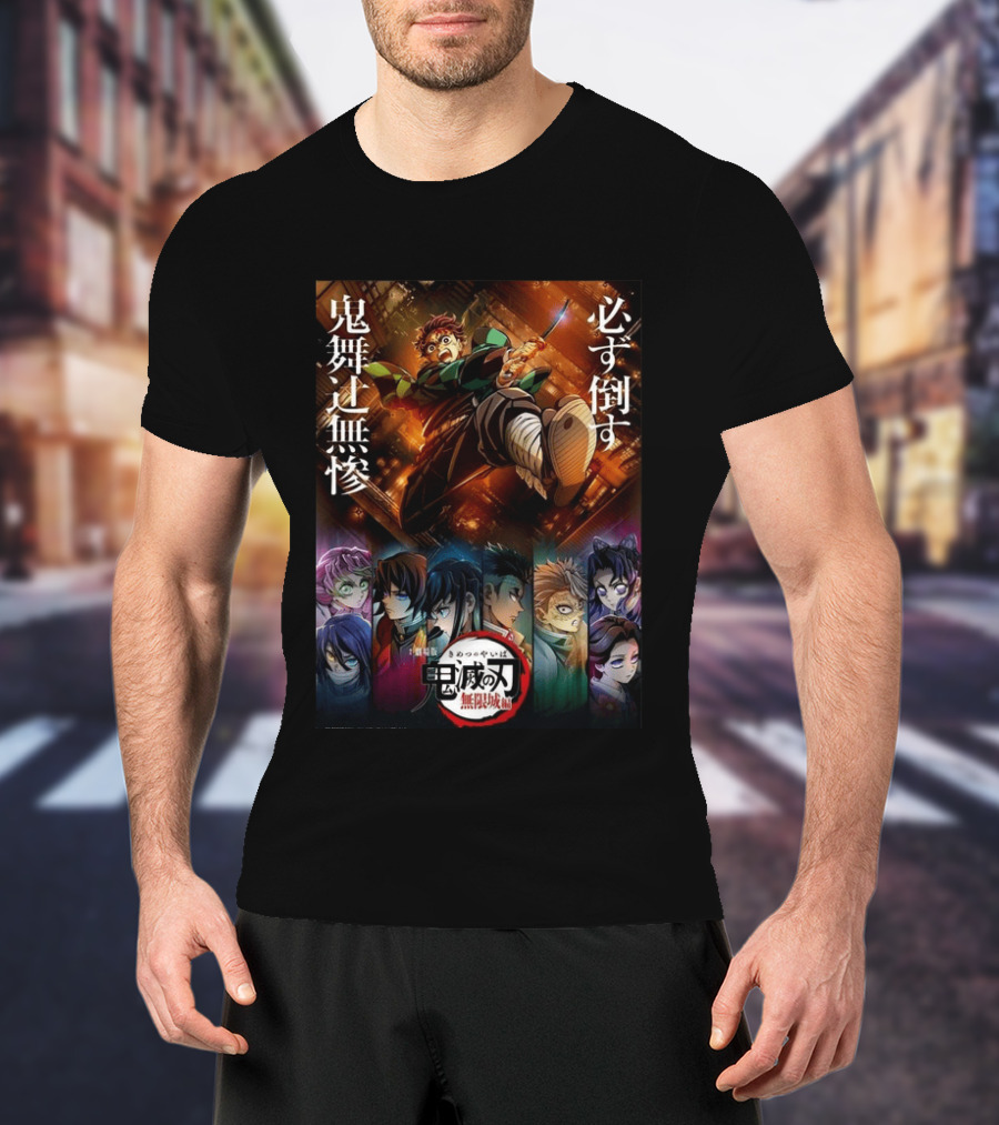 Infinity Castle Arc Kimetsu No Yaiba Demon Slayer Film Trilogy Characters T-Shirt