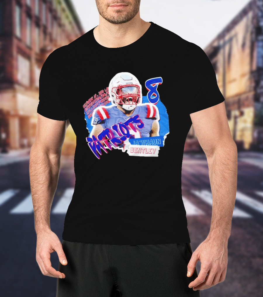 Patriots Ja'whaun Bentley New England 8 Football Superstars T-Shirt
