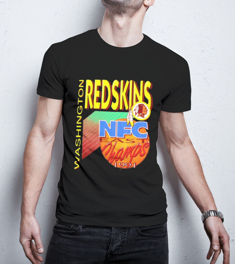 Washington Redskins NFC East Champs 1991 T-Shirt