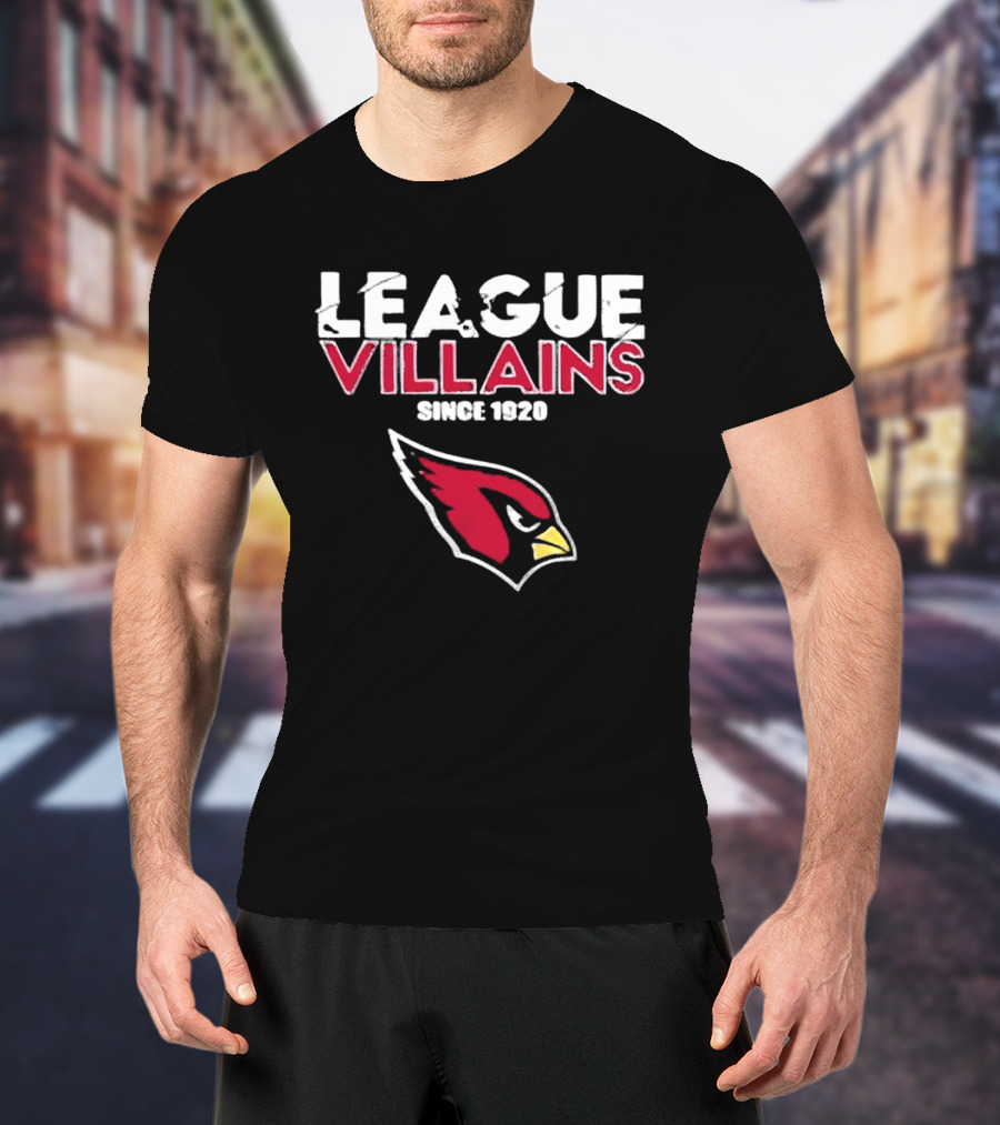 League Villains Since 1920 Arizona Cardinals T-Shirt
