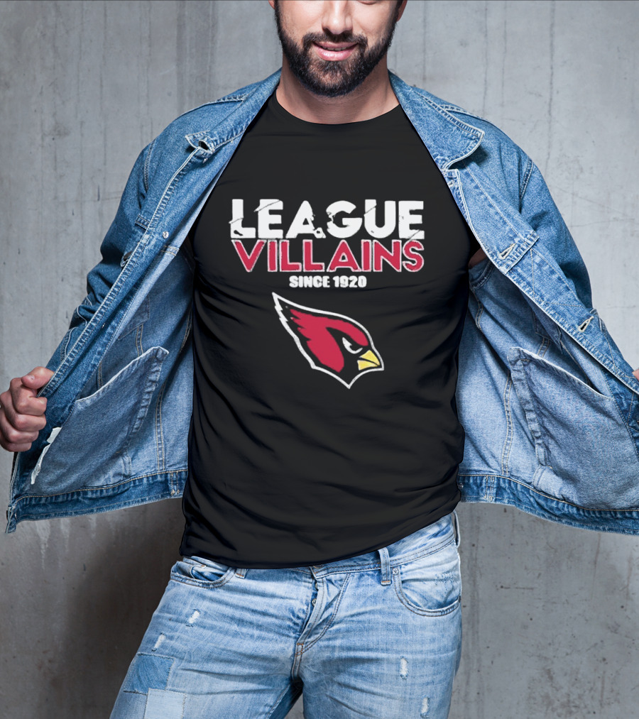 League Villains Since 1920 Arizona Cardinals T-Shirt
