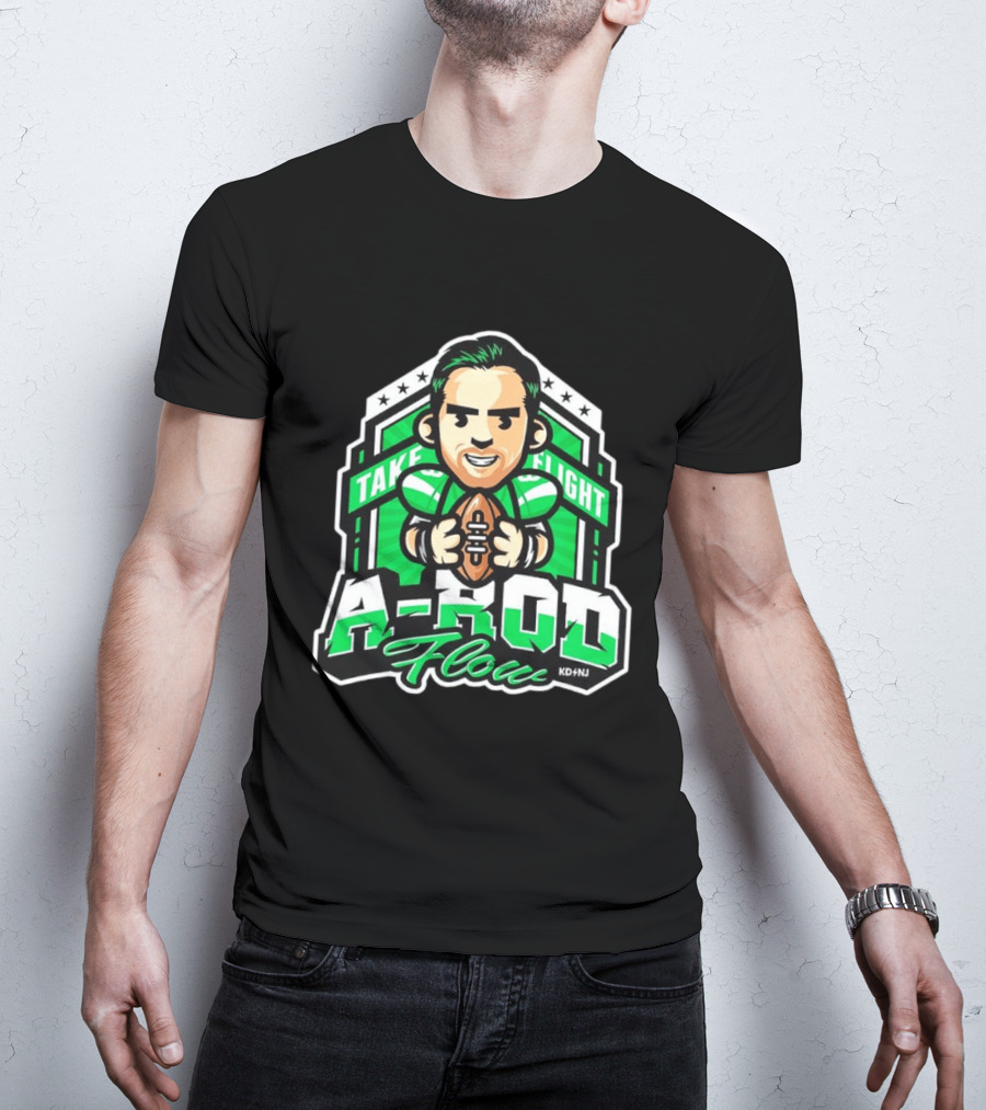 New York Jets Aaron Rodgers Take Flight A Rod Flow T-Shirt