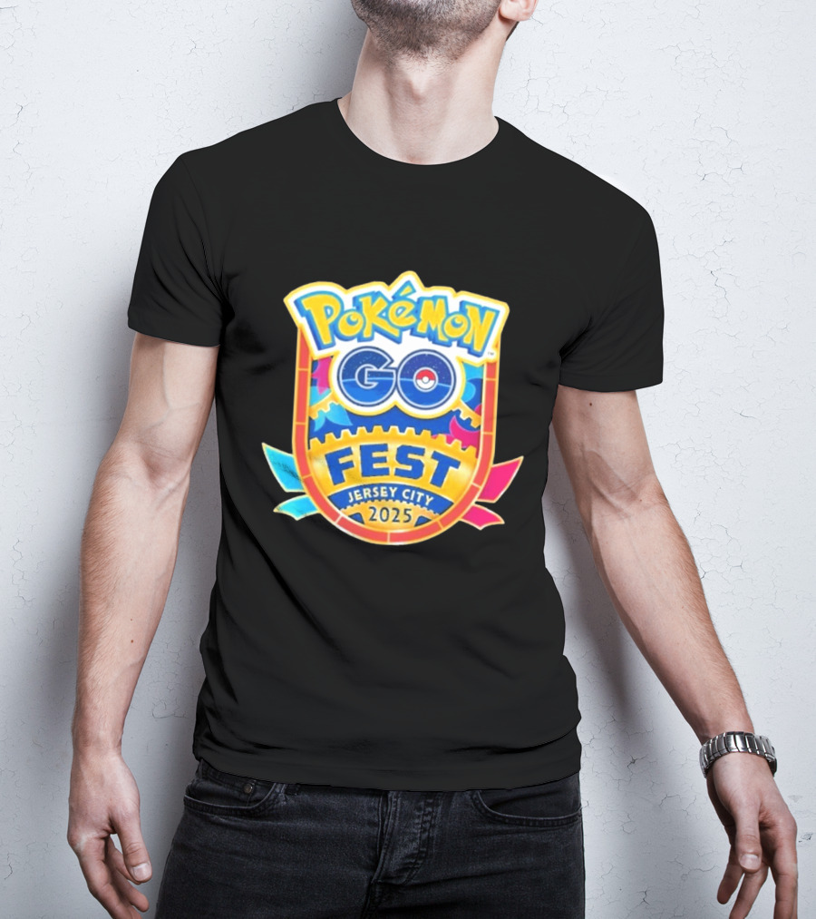 Pokémon Go Fest 2025 Jersey City Event T-Shirt