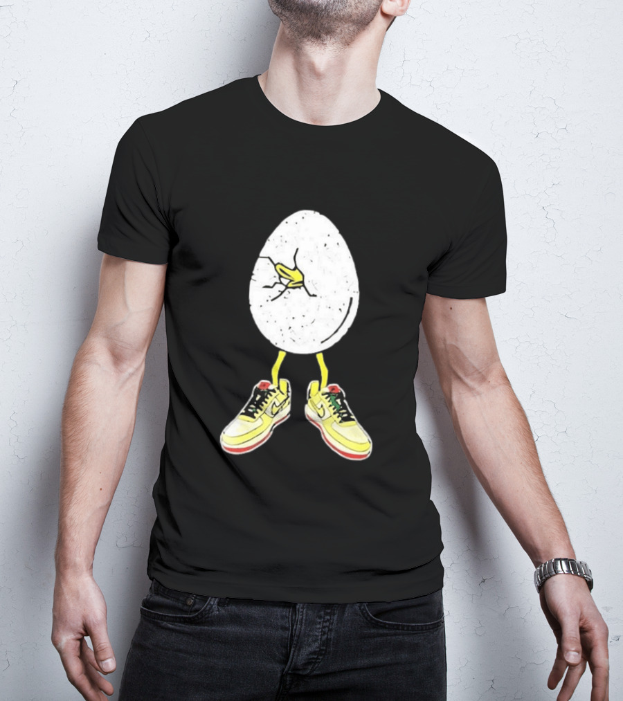 Oregon Football Fit For Flight Go Ducks Egg Cracked Sneakers Retro Nike T-Shirt