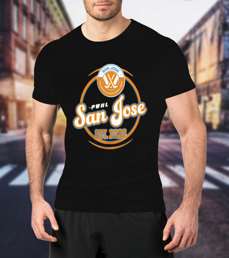 PWHL San Jose Professional Women's Hockey League Est. 2026 T-Shirt