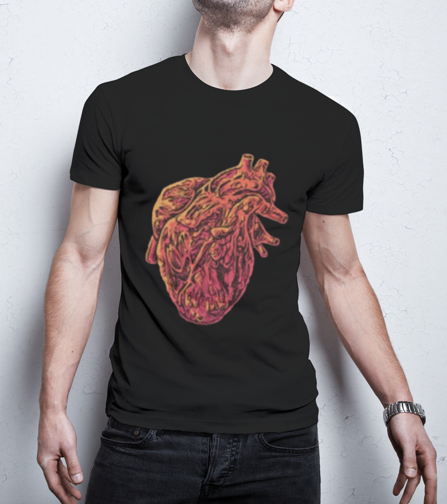Rise Records The Acacia Strain Gravebloom Black Anatomical Heart T-Shirt