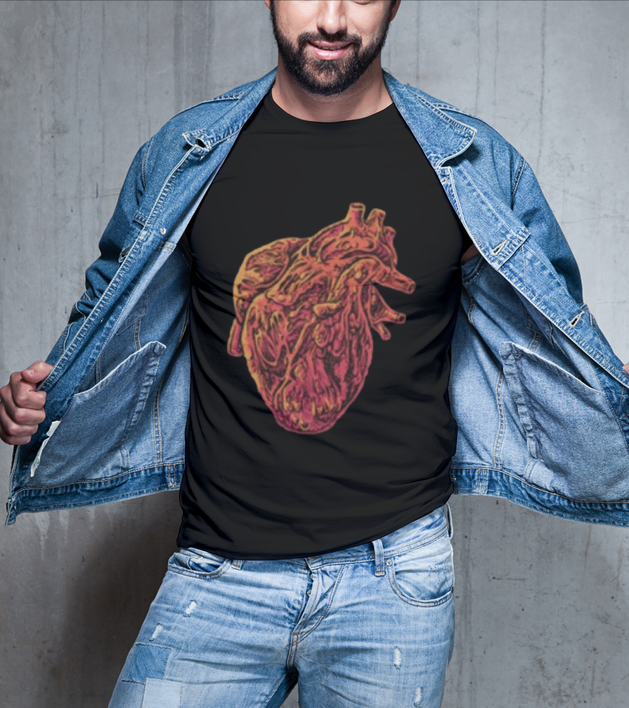 Rise Records The Acacia Strain Gravebloom Black Anatomical Heart T-Shirt