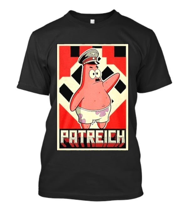 Sponge Patrick Hitler Star T-Shirt