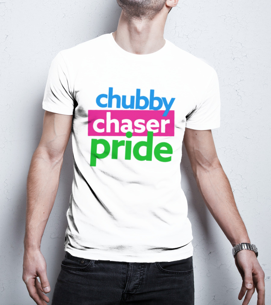Chubby Chaser Pride Colorful T-Shirt