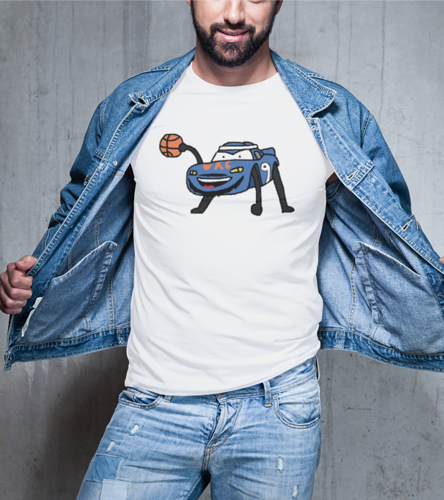 Alex Cars Russo Alex Caruso OKC Thunder Basketball Cartoon T-Shirt