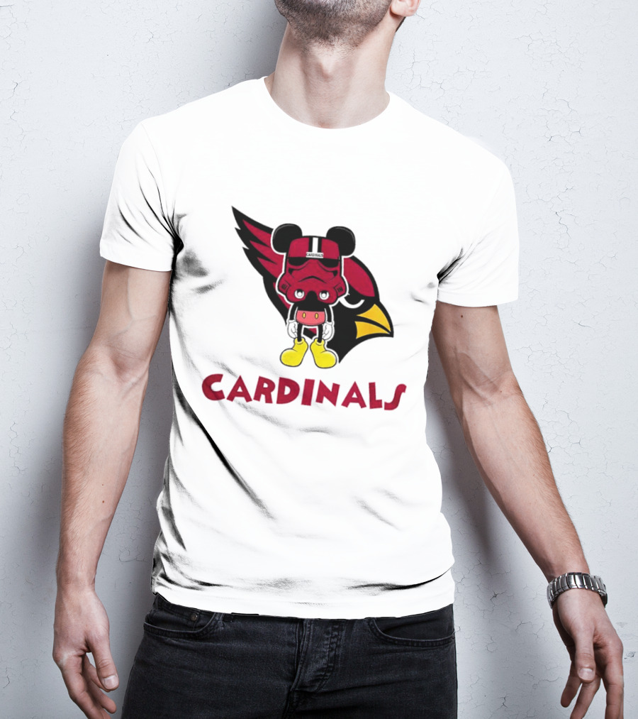 Arizona Cardinals Mickey Mouse Stormtrooper T-Shirt