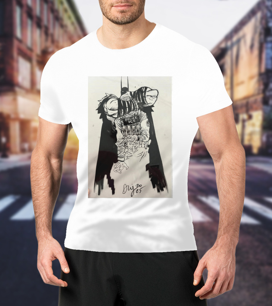 Awesome Absolute Batman Police ICE Daniel Warren Johnson DC Comics 2025 T-Shirt