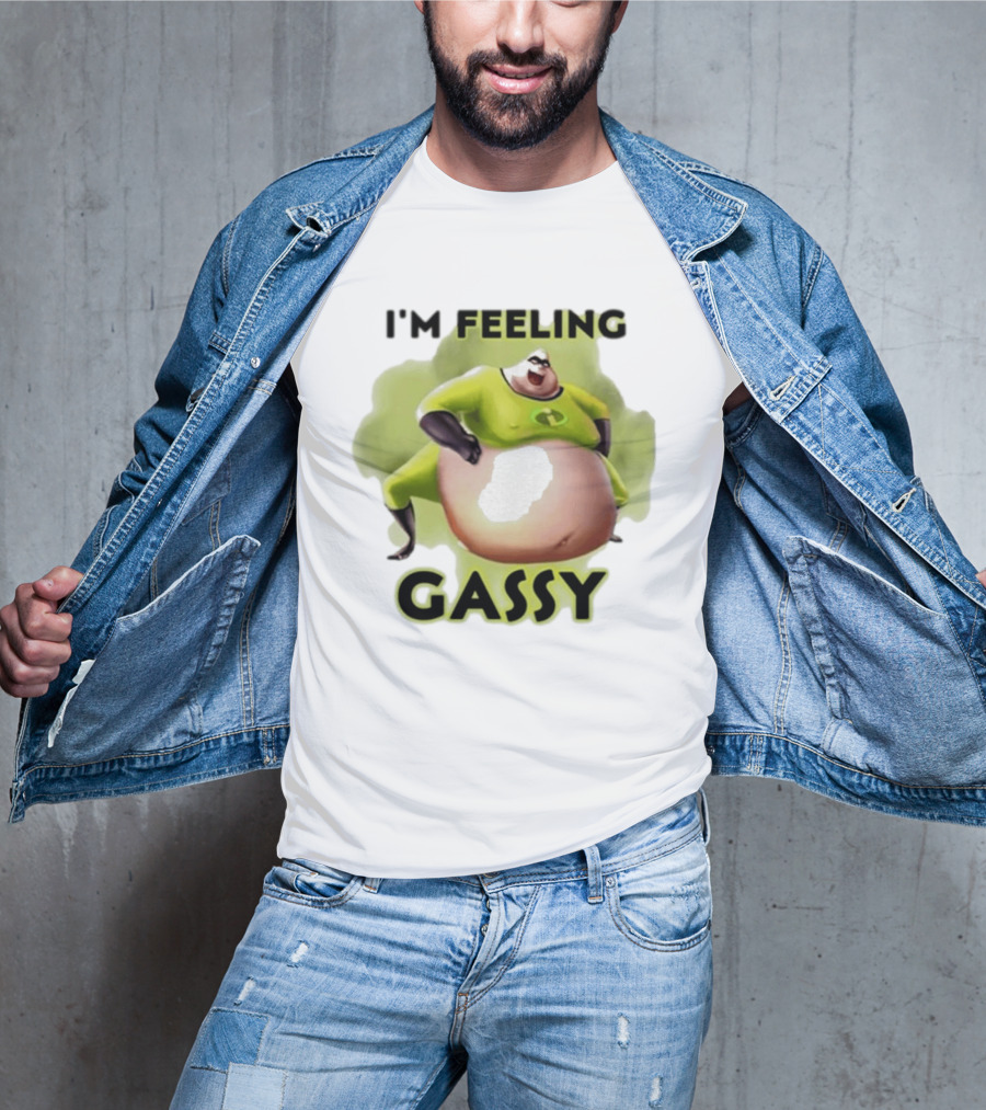 I'm Feeling Gassy Superhero Parody 2025 T-Shirt