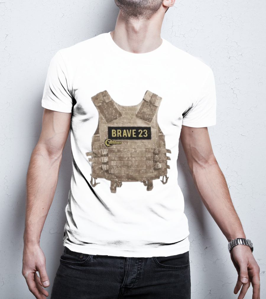Awesome Camouflage Brave 23 Excellence Tactical Vest T-Shirt