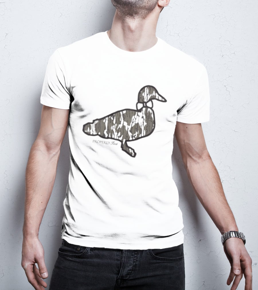 Duck Silhouette Camo Wildlife T-Shirt
