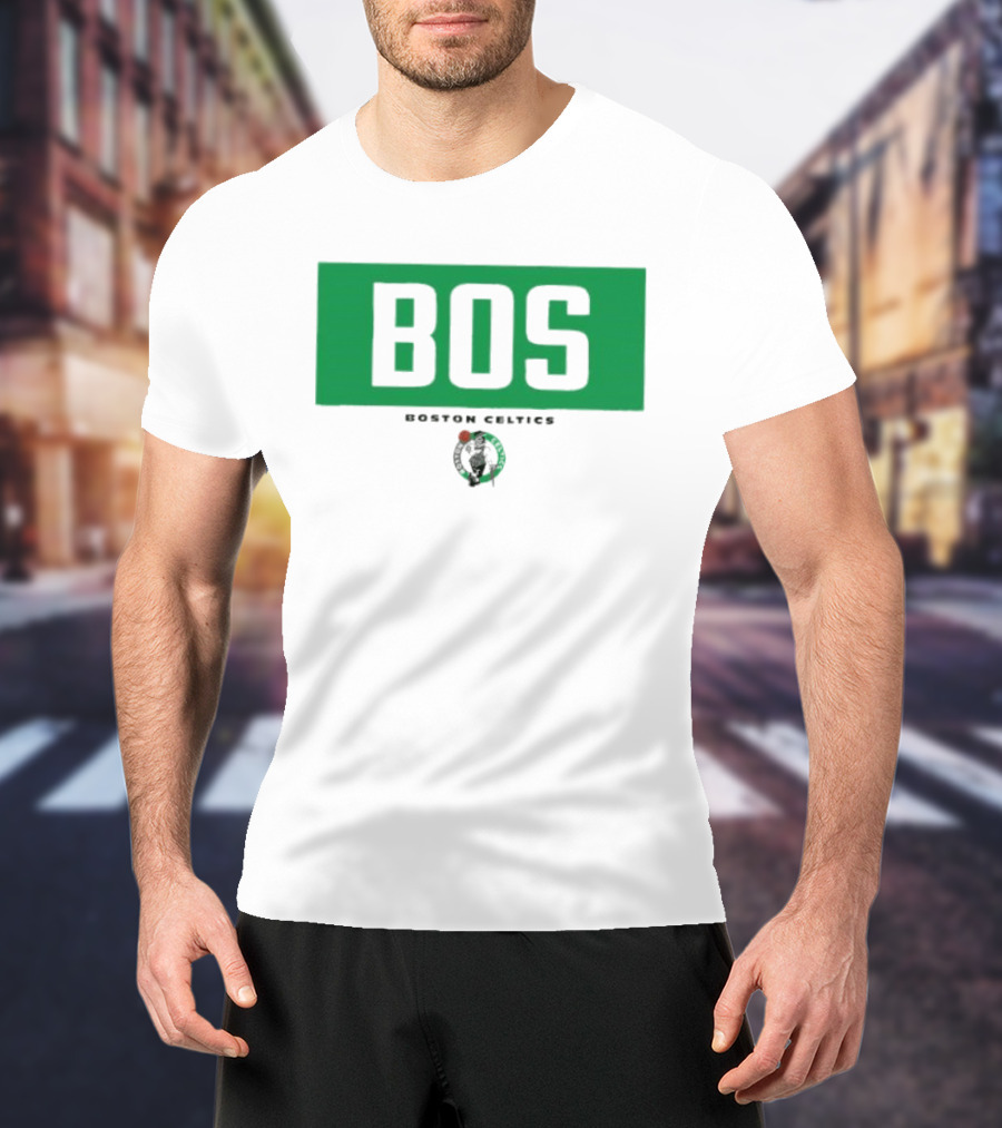 Boston Celtics BOS Crossbar NBA Basketball T-Shirt