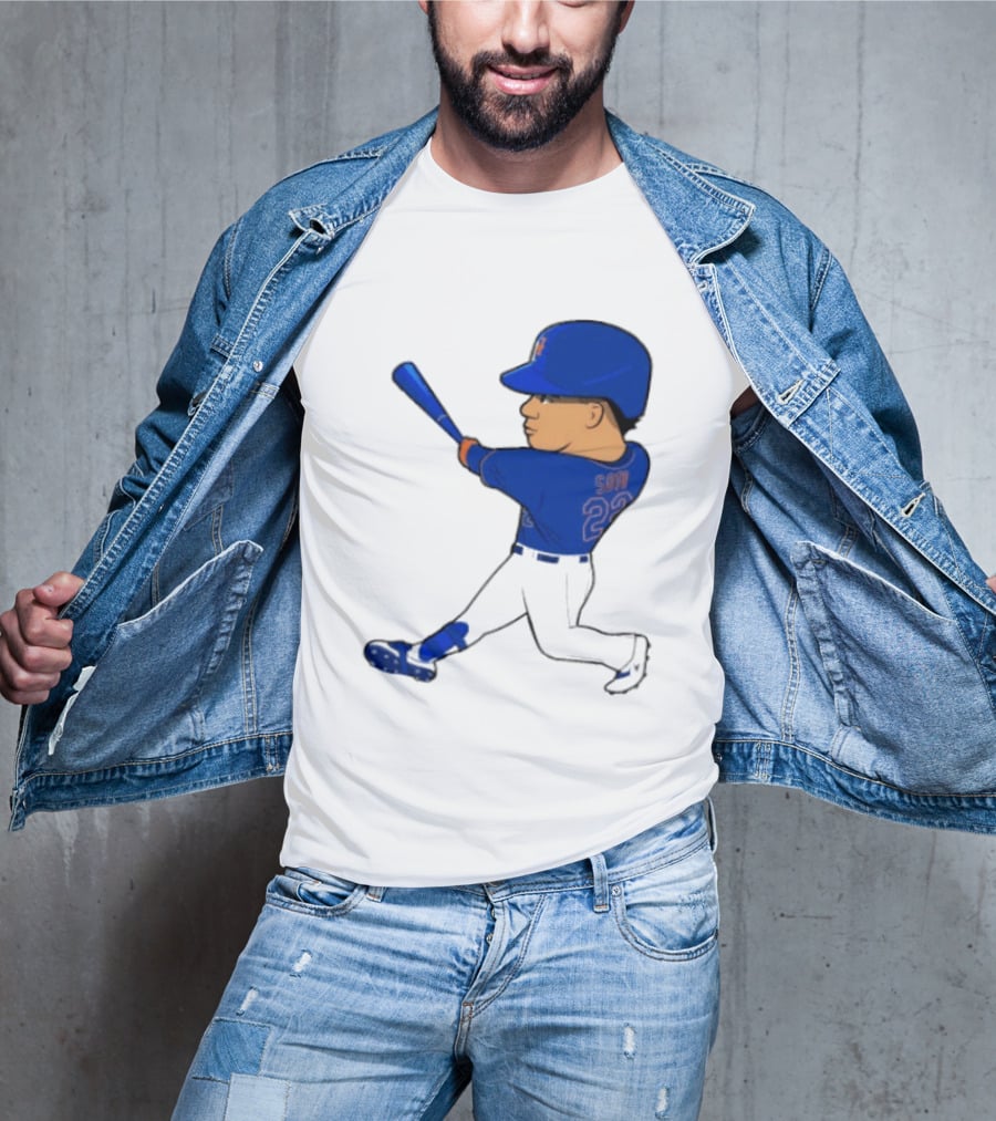 Juan Soto 22 Mets Baseball Swing LGM T-Shirt