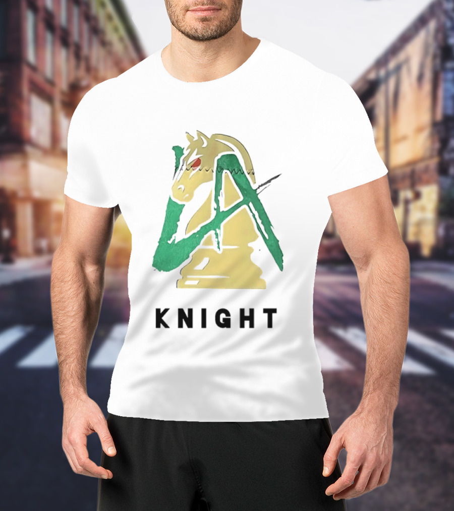 LA Knight WWE Horse Knight Chess Piece T-Shirt