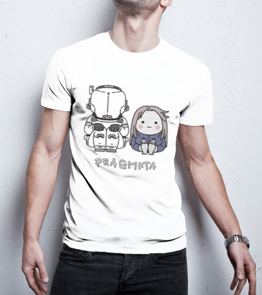 Pragmata Hugh Diana Sitting Together T-Shirt