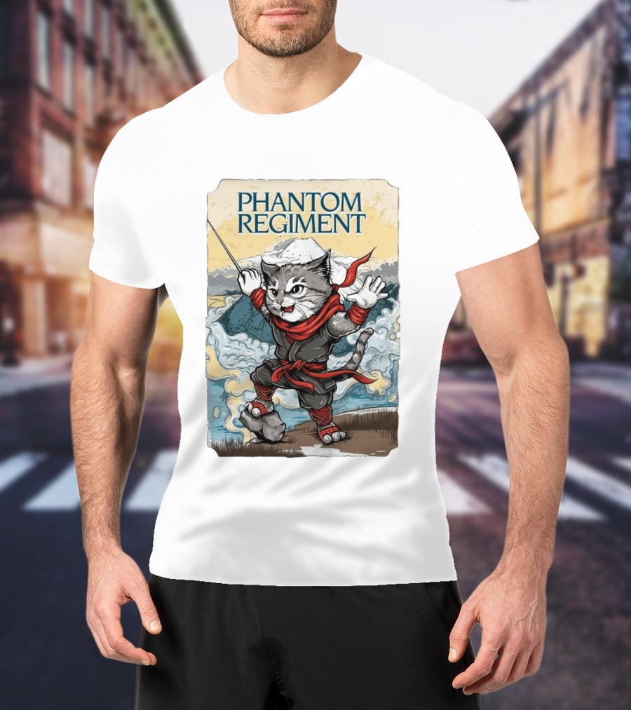 Original Phantom Regiment Conductor Cat Ninja T-Shirt