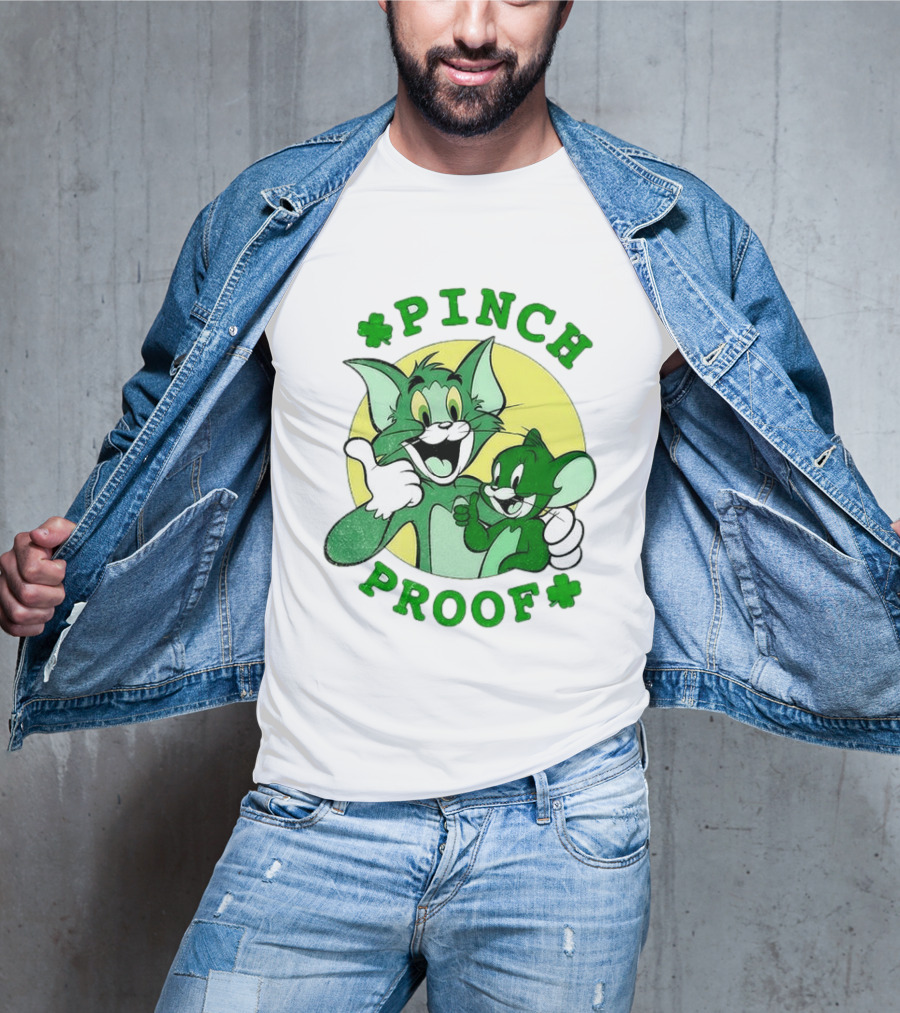 Tom And Jerry Pinch Proof St. Patrick's Day Celebration T-Shirt