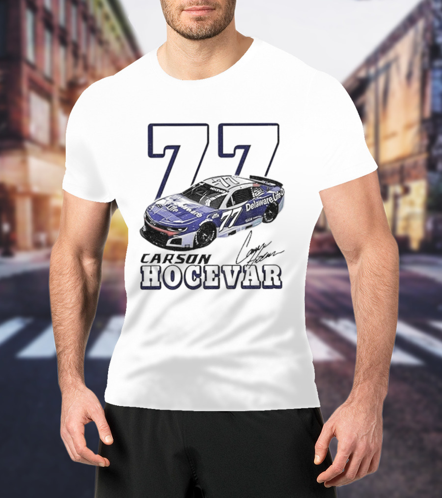 77 Carson Hocevar Nascar Racing Car T-Shirt