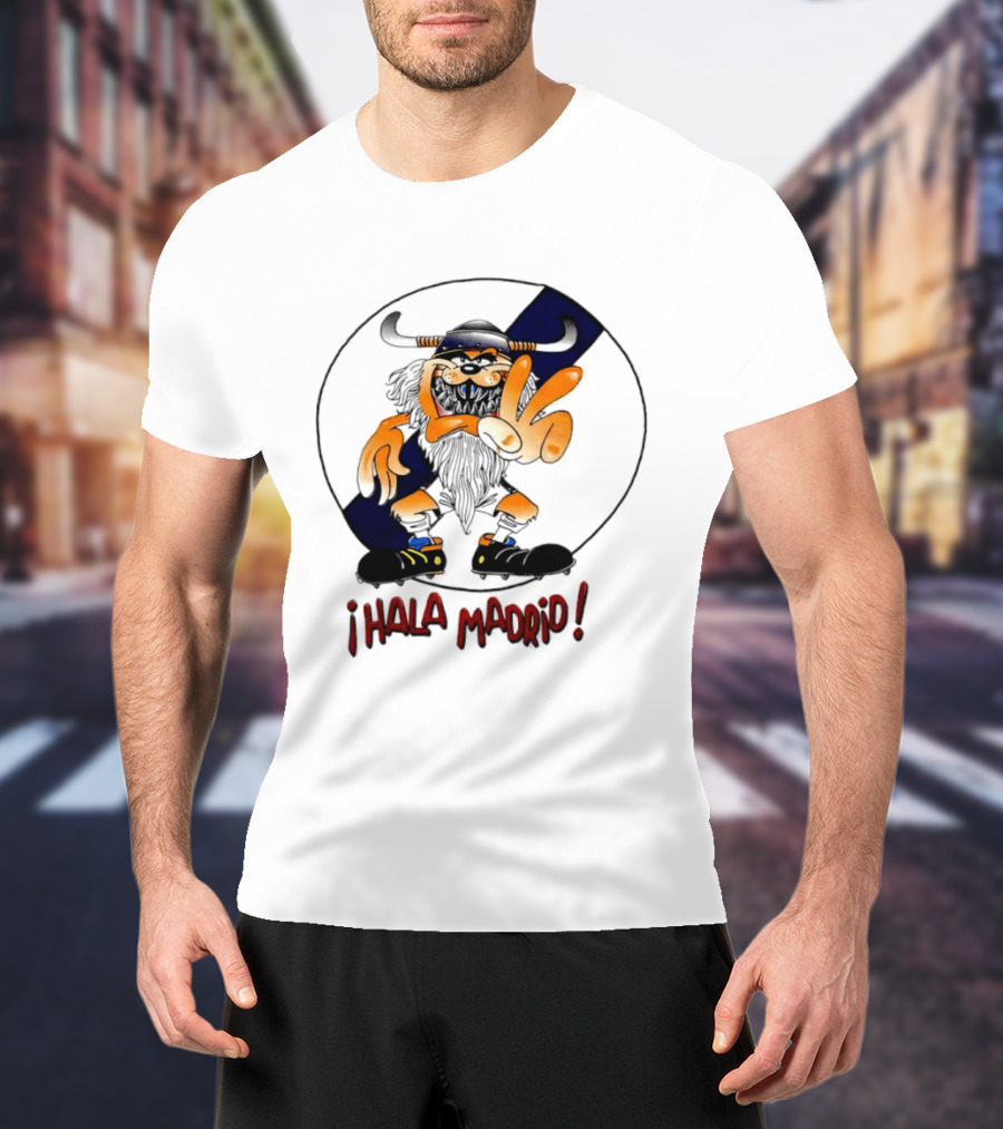 Viking Hala Madrid Real Madrid Club De Futbol Fan T-Shirt