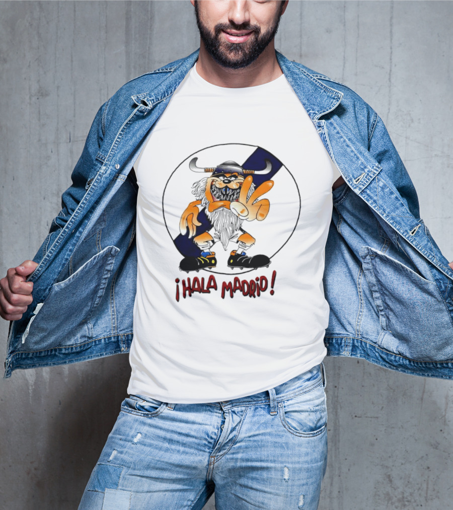 Viking Hala Madrid Real Madrid Club De Futbol Fan T-Shirt