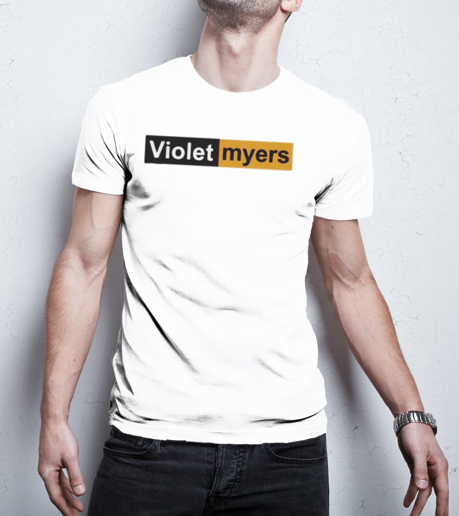 Violet Myers Black And Orange T-Shirt