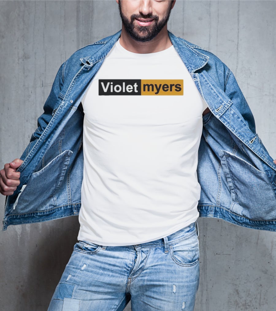 Violet Myers Black And Orange T-Shirt
