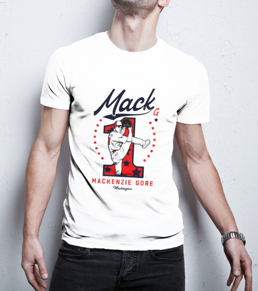 Mack G Washington Nationals Mackenzie Gore Baseball Stars T-Shirt