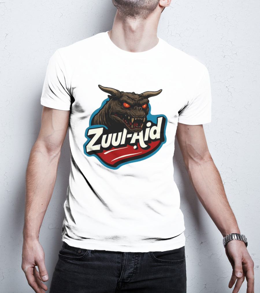 Zuul Aid Ghostbusters Demon Red Eyes Monster T-Shirt